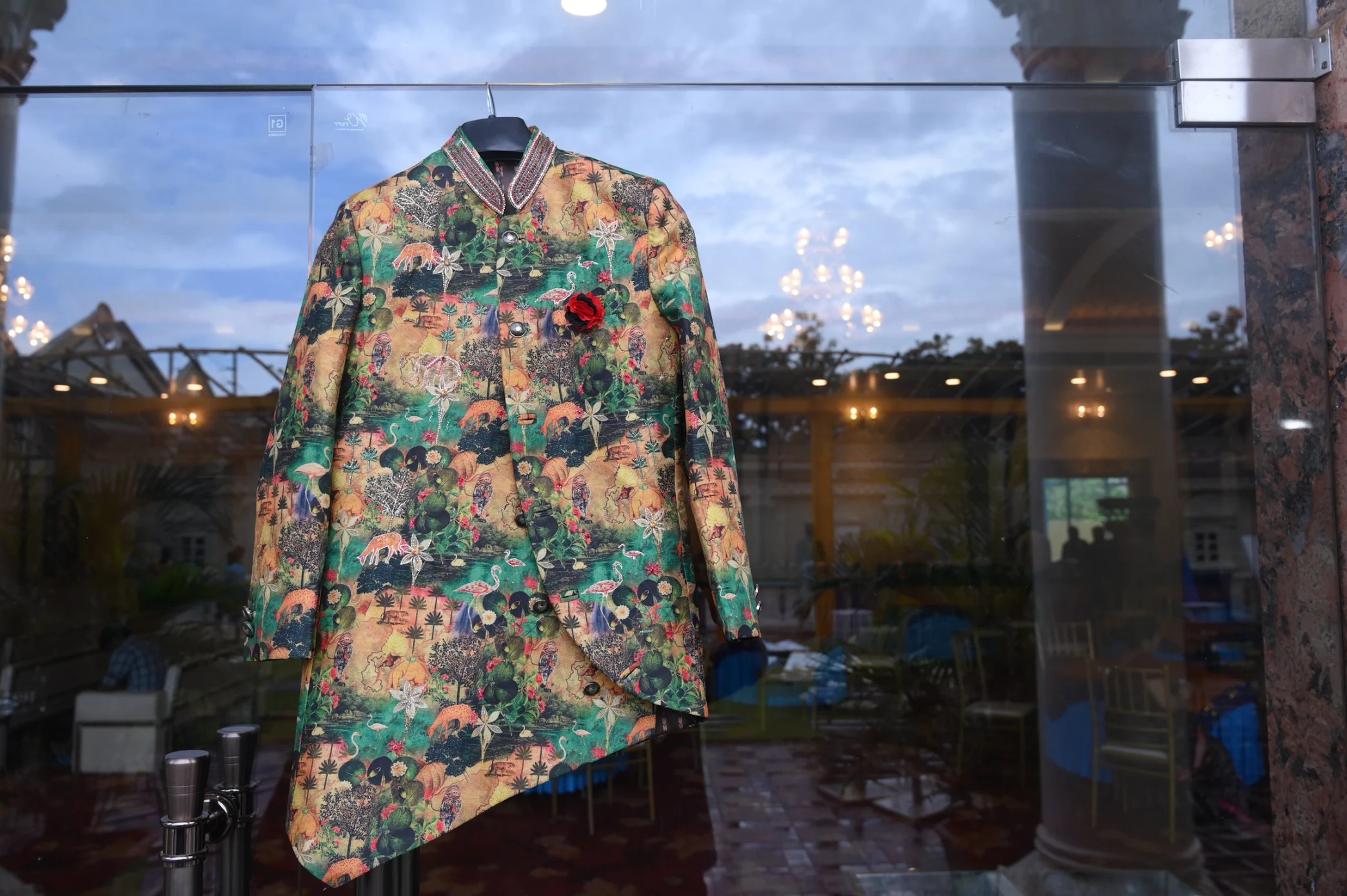 Embroidery detail shared by client